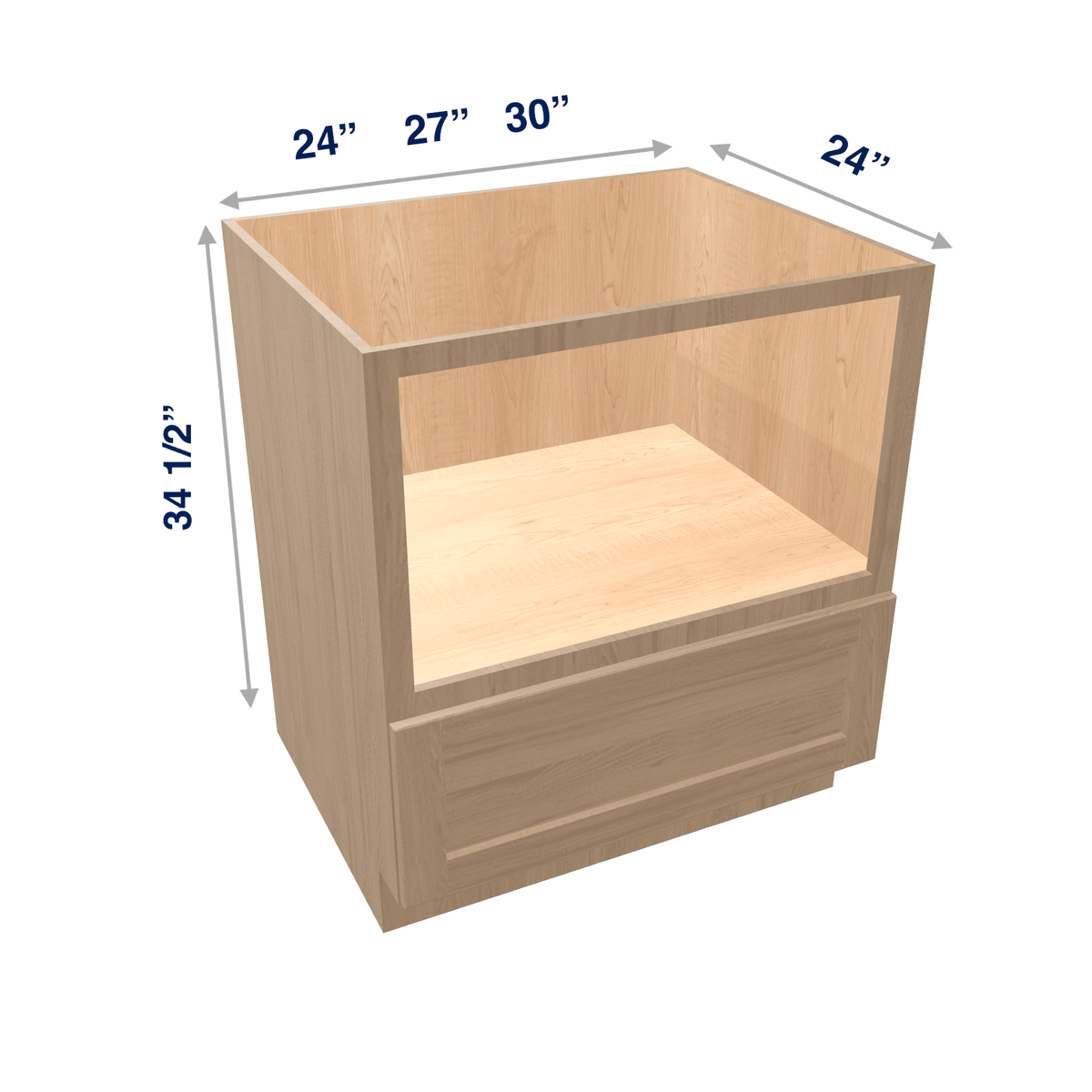Harvest Base Cabinet Microwave 24" - 30" Wide