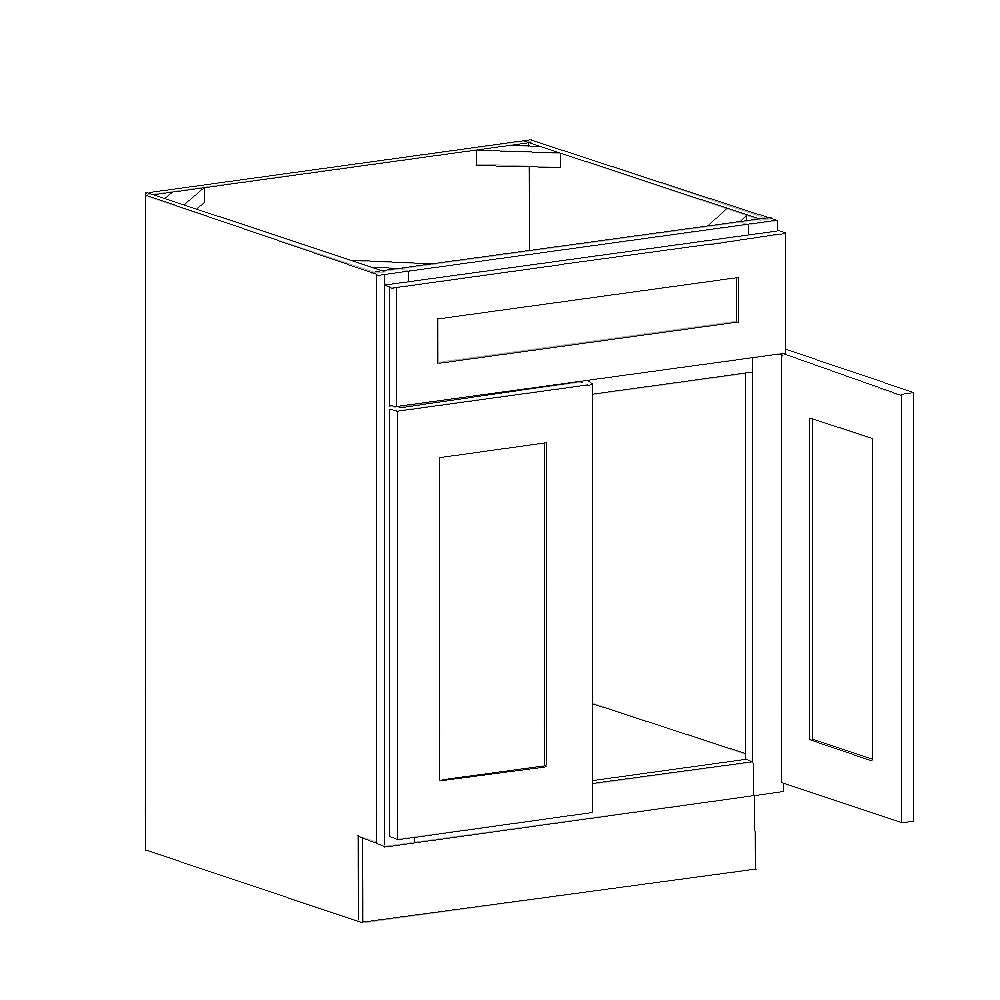 Base Cabinet Sink 1 Door Cabinet