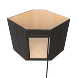 Smoky-Grey Assembled Base Cabinet Sink Corner Diagonal 36" Wide