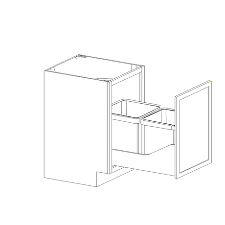 Full Height Trash Can