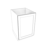 Smoky-Grey Assembled Base Cabinet 1 Door Full-Height