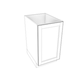 Smoky-Grey Assembled Base Cabinet Recycle / Trash Can Full Height Pullout 15" or 18" Wide