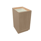 Harvest Assembled Base Cabinet Recycle / Trash Can Full Height Pullout 15" or 18" Wide