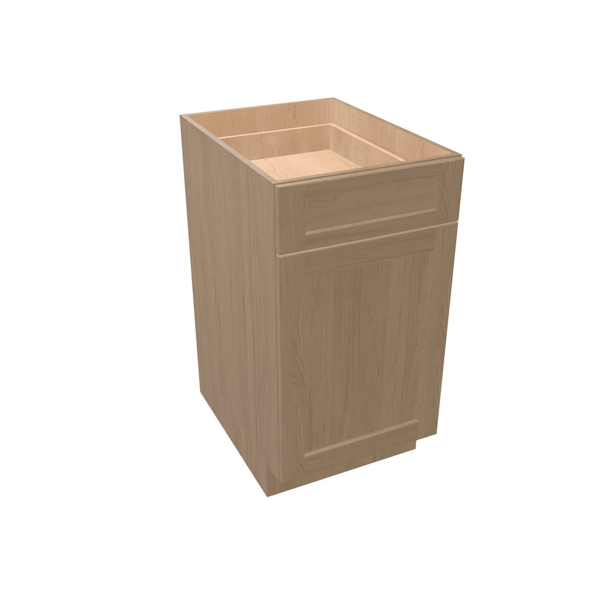 Harvest Assembled Base Cabinet Recycle Trash Can 1 Drawer Pullout 15" or 18" Wide