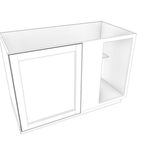 Smoky-Grey Assembled Base Cabinet Corner Blind Full Height