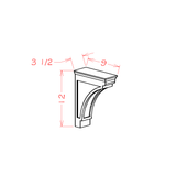 Shaker-Antique-White: Accessory Modern Corbel