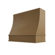 Shaker Essence Oak Hood CHA 1V Charlotte Sloped Classic Moulding Smooth Wood