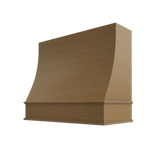 Shaker Essence Oak Hood CHA 1V Charlotte Sloped Classic Moulding Smooth Wood