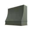 Shaker Ivy Hood CHA 3V Charlotte Sloped Classic Moulding Strapped Wood