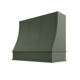 Shaker Ivy Hood CHA 3V Charlotte Sloped Classic Moulding Strapped Wood