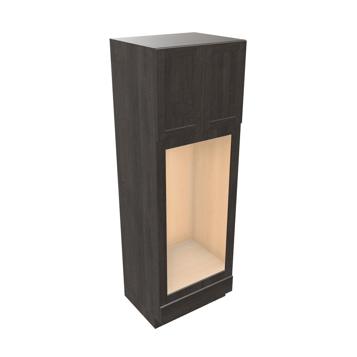 Smoky-Grey Assembled Tall Oven Cabinet 33" Wide