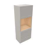 Misty-Grey Assembled Tall Oven Cabinet 30" Wide