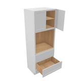 Luxor-White Assembled Tall Oven Cabinet 30" Wide