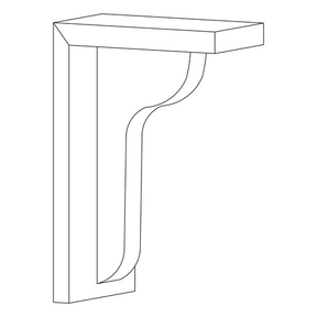 Devon-Walnut: Accessory Medium Corbel