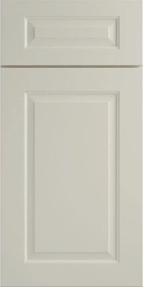 RTA cabinet sample with raised panel and bevel.