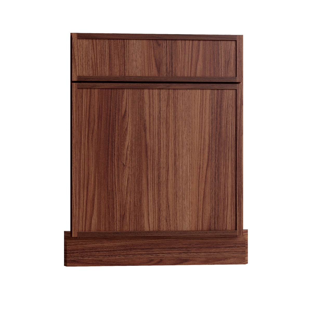 Devon Walnut Base Cabinet Sink 42" Corner Diagonal Kit