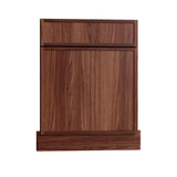 Devon Walnut Base Cabinet Sink 42" Corner Diagonal Kit