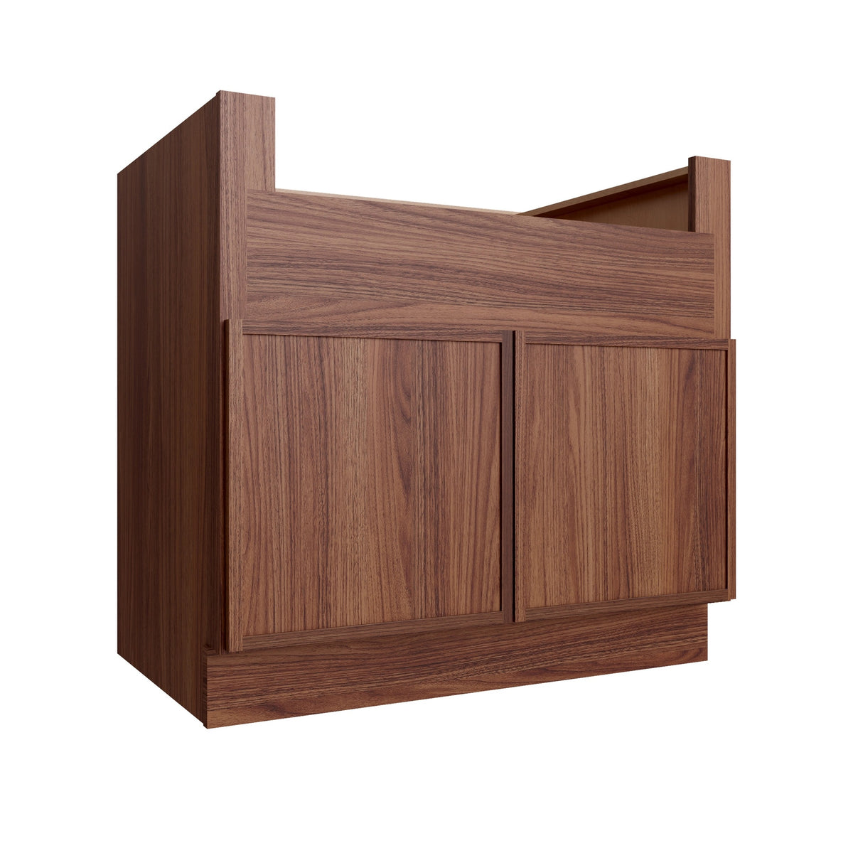Devon Walnut Base Cabinet Sink Farm Sink
