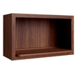 Devon Walnut Wall Cabinet Microwave Kit
