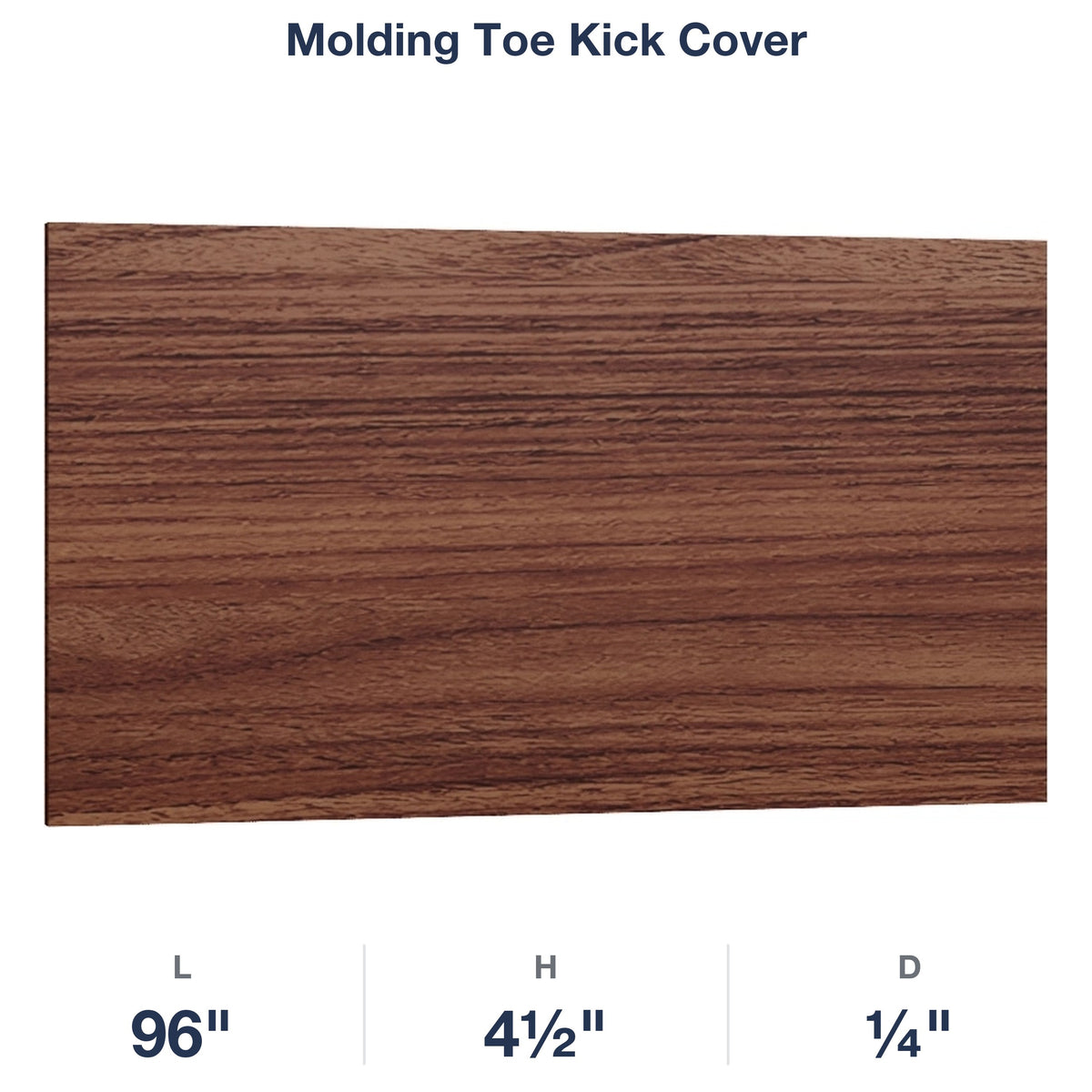 Devon-Walnut: Molding Toe Kick Cover