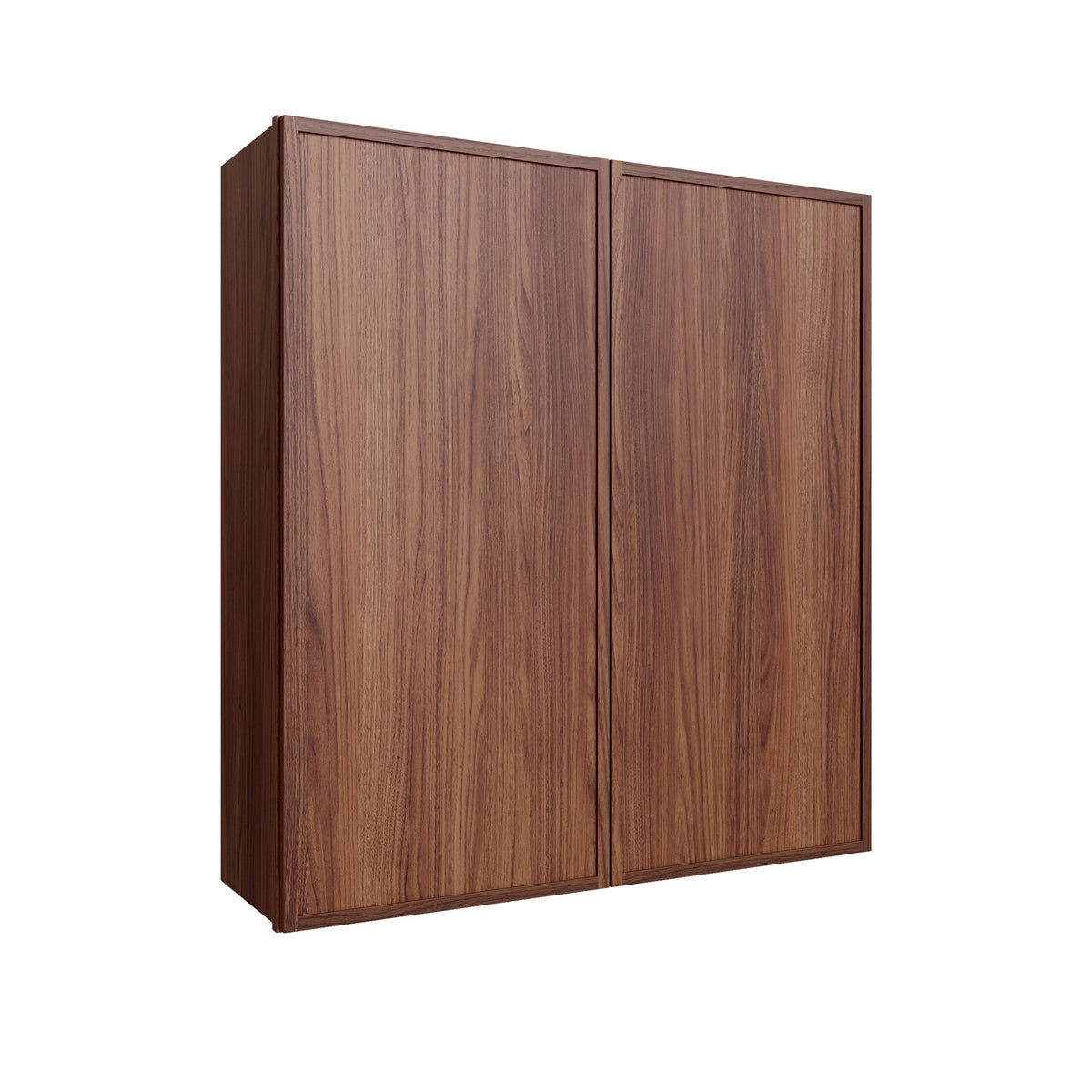 Devon Walnut Wall Cabinet 42" High 2 Door