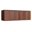 Devon Walnut Wall Cabinet Bridge