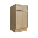 Devon Oak Vanity 1 Drawer 1 Door Base