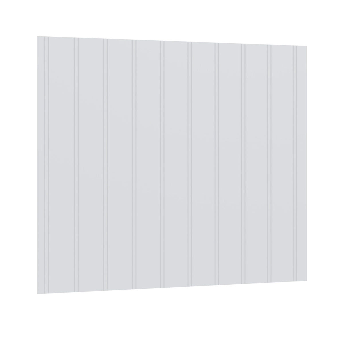 Devon White Panel Bead Board: 48" W x 42" H x 0.25" D