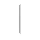Devon White Panel Book Case End: 15" Depth x 96" height