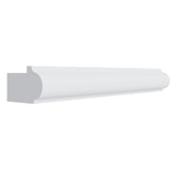 Devon White Molding Light Rail Narrow