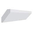 Devon White Molding Large Angled Crown