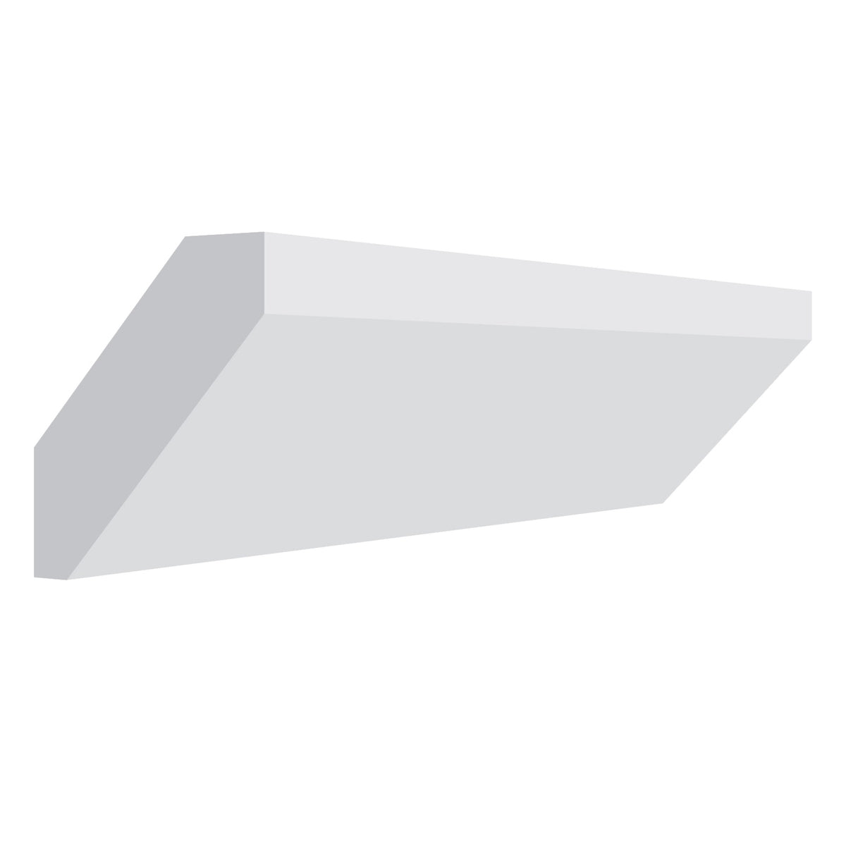 Devon White Molding Large Angled Crown