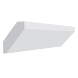 Devon White Molding Large Angled Crown