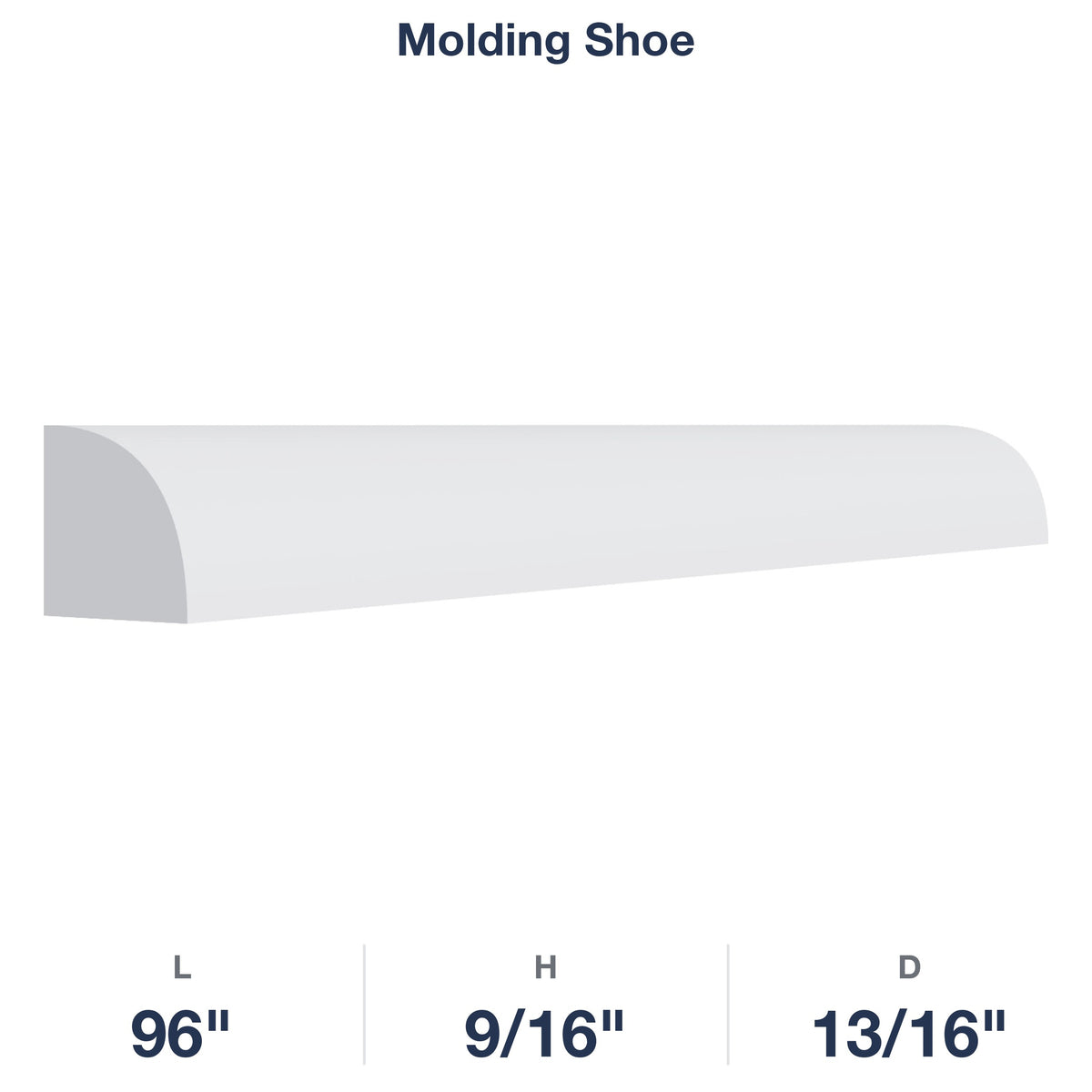 Devon-White: Molding Shoe
