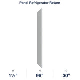 Devon-White: Panel Refrigerator Return