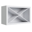 Devon White Wall Cabinet Wine Rack 30" x 18"