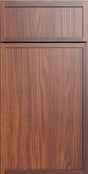 Devon Walnut door and drawer cabinet front