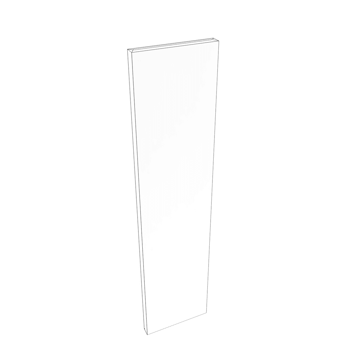 Smoky-Grey: Filler Wall or Tall  3" or 6" Wide up to 120" Length