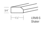 Molding Light Rail Shaker