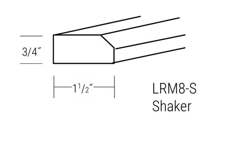 Molding Light Rail Shaker