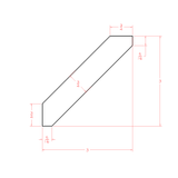 Molding Large Angled Crown