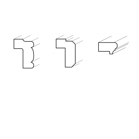 Smoky-Grey: Molding Light Rail Shaker or Traditional Profiles