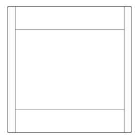 Belmont-Pearl: Oven Cabinet Overlay Panel