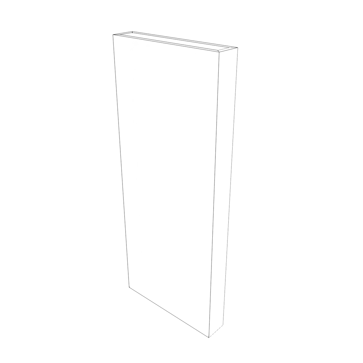 Smoky-Grey: Column 3" Wide Base or Wall