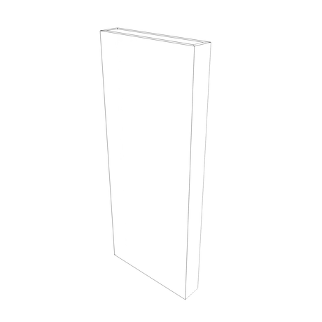 Smoky-Grey: Column 3" Wide Base or Wall