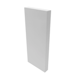 Luxor-White: Column 3" Wide Base or Wall