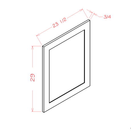 Panel Decorative End Base