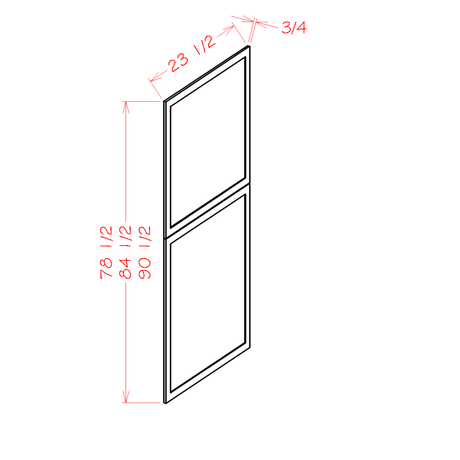 Panel Tall Decorative End