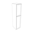 Smoky-Grey Tall Cabinet 2 Door Utility Pantry