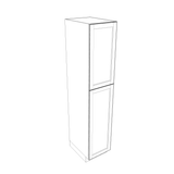 Smoky-Grey Tall Cabinet 2 Door Utility Pantry